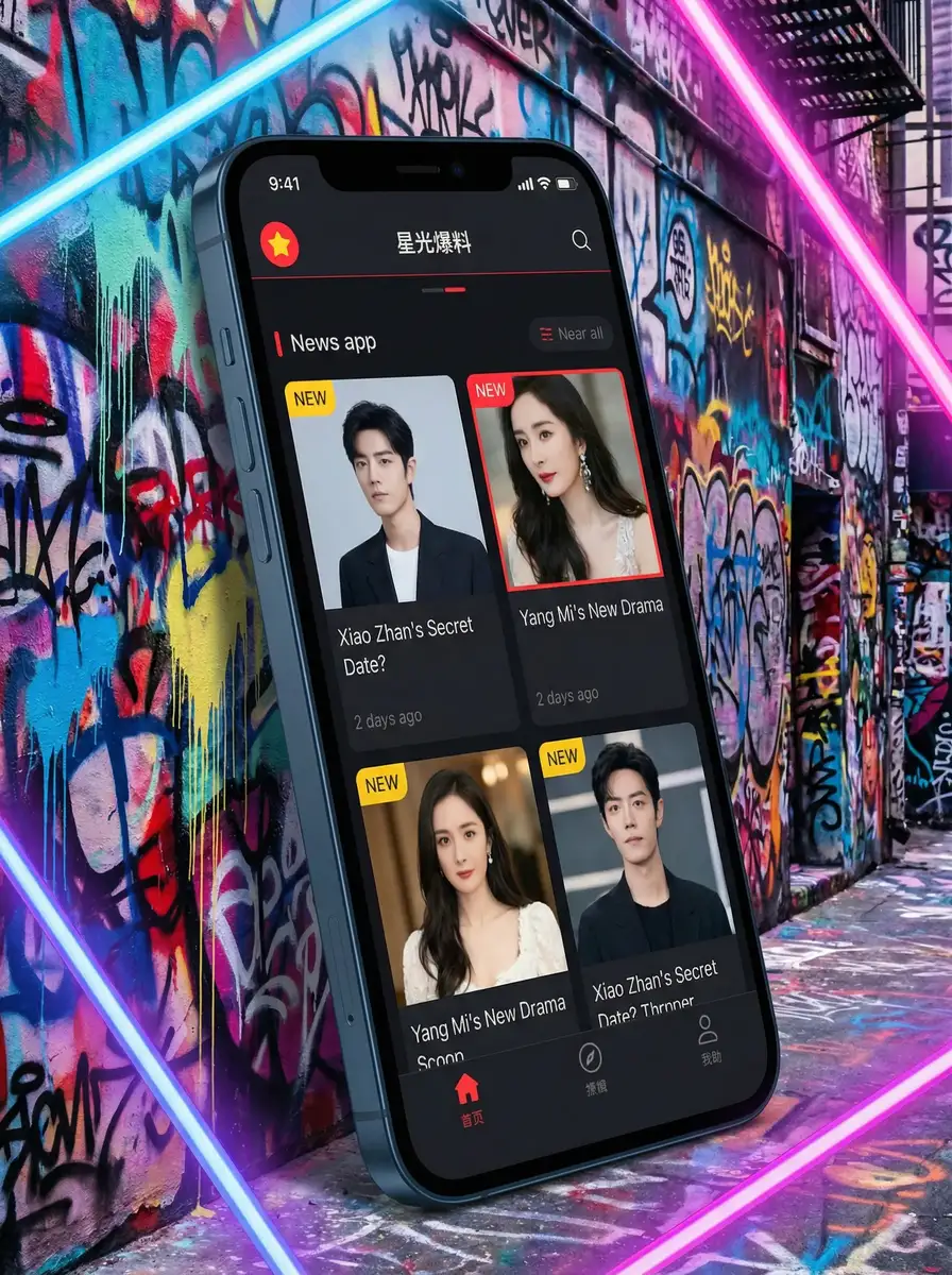 结城美纱 APP界面展示 - 掌上吃瓜神器